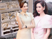 Thời trang - BTV Mai Ngọc khoe hộp đựng trang sức chẳng khác gì rương châu báu, tính sương sương hơn trăm triệu đồng