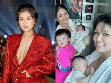 Hoa hậu nghiện đẻ cho con bú trong thang máy, thuê 4 bảo mẫu đưa 6 con đi chơi