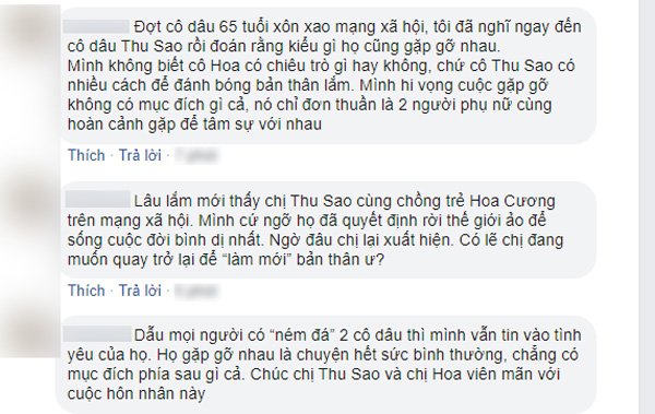 Cô dâu Thu Sao bất ngờ gặp cô dâu 65 cưới chồng kém 41, dân mạng phản ứng trái chiều - 2