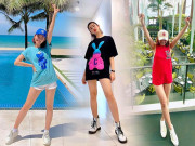 Thời trang - Thúy Ngân mê mặc style “hack tuổi” khoe chân thon, chị em học theo nên hết sức cẩn trọng