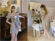 Giải trí - Sao Việt 24h: Diệp Lâm Anh đẹp mòn con mắt bên 2 con, quý tử chân đã "dài ngoằng"