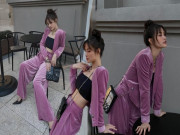 Thời trang - Bụng bầu vẫn diện crop top mỏng manh, còn ai sành điệu hơn Đông Nhi?