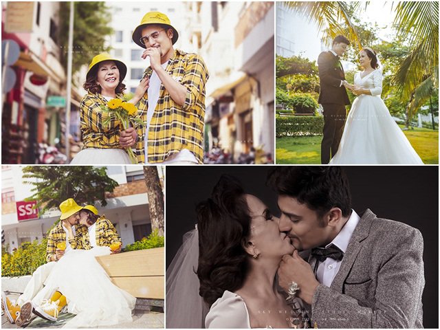 Cô dâu 65 lấy chồng kém 41 tuổi lộ ảnh cưới cực chất, nhiếp ảnh gia tiết lộ bất ngờ