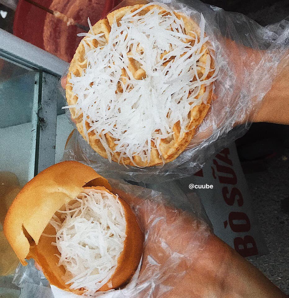Bánh bò dừa nướng ngon rẻ khu Bách Khoa, chỉ 5.000 đồng/chiếc gợi về cả thời đại học - 4