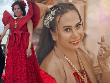 Thích dát vàng đầy người, cô Minh Hiếu 100 cây vàng còn mê diện xiêm y lộng lẫy, nổi bần bật