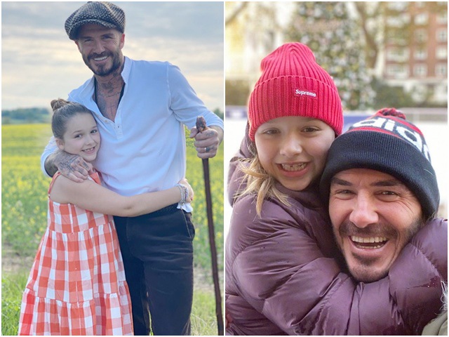 Harper Beckham đích thực là tiểu công chúa hạnh phúc nhất thế giới