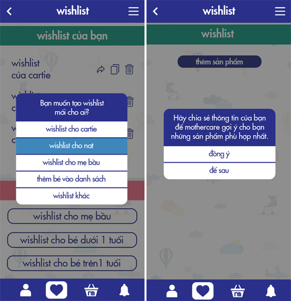 Khám phá tất tần tật về ứng dụng tạo - chia sẻ Wishlist dành cho mẹ và bé đang hot - 3