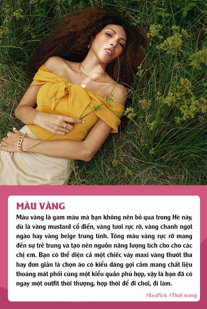 Nắng chói chang, chị em cứ diện trang phục mang 7 gam màu này cho mát mẻ lại còn thời thượng - 1