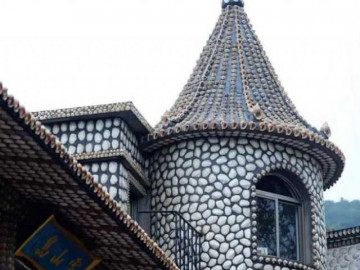 Sửng sốt trước công trình được xây dựng từ hàng triệu vỏ ốc nhặt ngoài biển