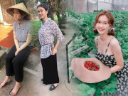 Thời trang - Đi hái dâu cũng mặc váy hai dây gợi cảm, chị Mận “hoa quả” quê mùa ngày ấy đâu rồi?