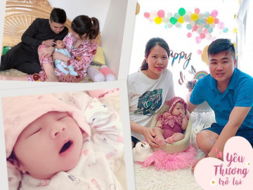 Ngày 1/6 trọn vẹn của cặp đôi nhận   phép màu   sau 5 năm chữa hiếm muộn không thành