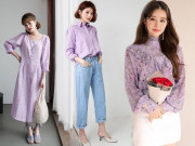 Thời trang - Bắt trend màu tím, nàng công sở lưu ngay những công thức phối đồ này để theo kịp xu hướng