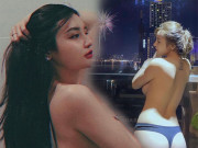 Làm đẹp - Thả dáng ngoài ban công, cô gái 9x khoe vòng 1 siêu khủng