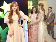 Giải trí - Thu Thuỷ vác bụng bầu đi quay, nói về cha mẹ ruột đã ly hôn đều có được người mới