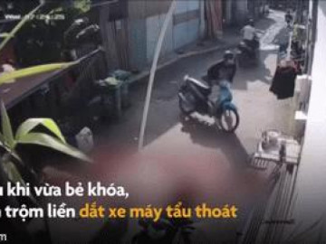 Nhóm trộm xe máy liều lĩnh xịt hơi cay vào mặt người dân để thoát thân