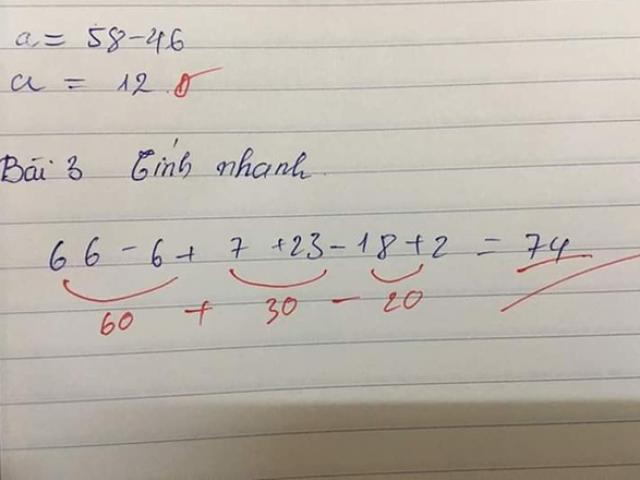 4 bài toán học sinh giải đúng giáo viên bảo sai, phụ huynh bực bội thầy nên học lại bài