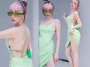 Thời trang - Lấy chồng rồi vẫn diện đầm hở lưng siêu gợi cảm, quả nhiên là chỉ có Tóc Tiên