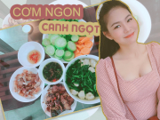 Bếp Eva - 9X suốt ngày nấu toàn món ngon, bạn trai số hưởng tăng 5kg vì "được nuôi tốt quá"