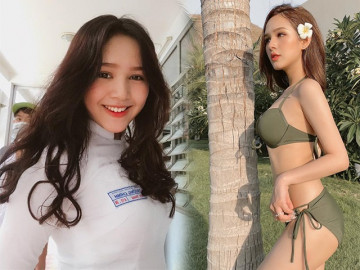 Đến trường diện áo dài kín đáo ngoan hiền, ngờ đâu ở nhà 10X là mỹ nữ mặc hở bạo