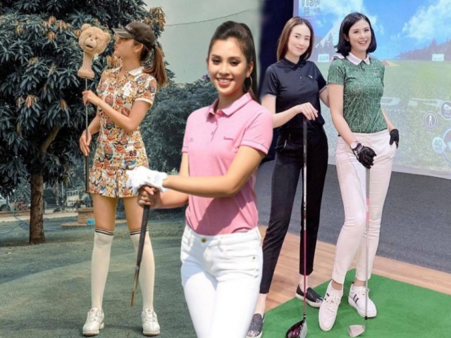 Biến sân đánh golf thành sàn diễn thời trang, chỉ có thể là Huyền My, Mai Ngọc