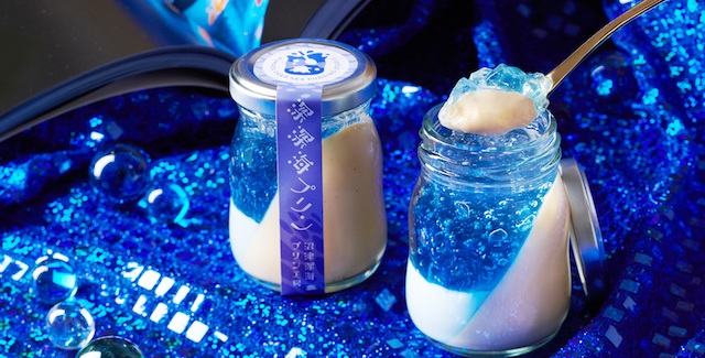 Chai nước biển xanh lấp lánh đẹp mắt là đồ ăn có một không hai ở Nhật Bản - 1