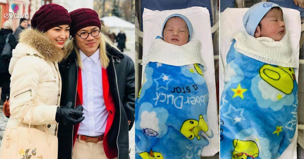 Bà xã vừa sinh đôi, gia đình Vượng Râu chính thức gia nhập hội đông con của showbiz Việt