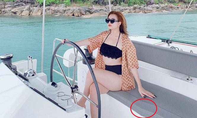 Đăng ảnh bikini, Hoàng Thuỳ Linh bị amp;#34;soiamp;#34; tăng cân rõ rệt còn photoshop lộ liễu - 2