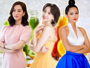 Làm đẹp - Sao Việt dưỡng nhan bằng muôn loại nước thần đủ màu sắc: hội mê xanh lá, hội nghiện màu cam