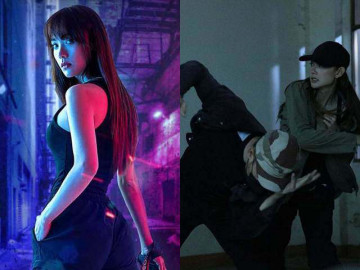 Quá nhập tâm, Minh Hằng làm đồng nghiệp "đổ máu" trên phim trường