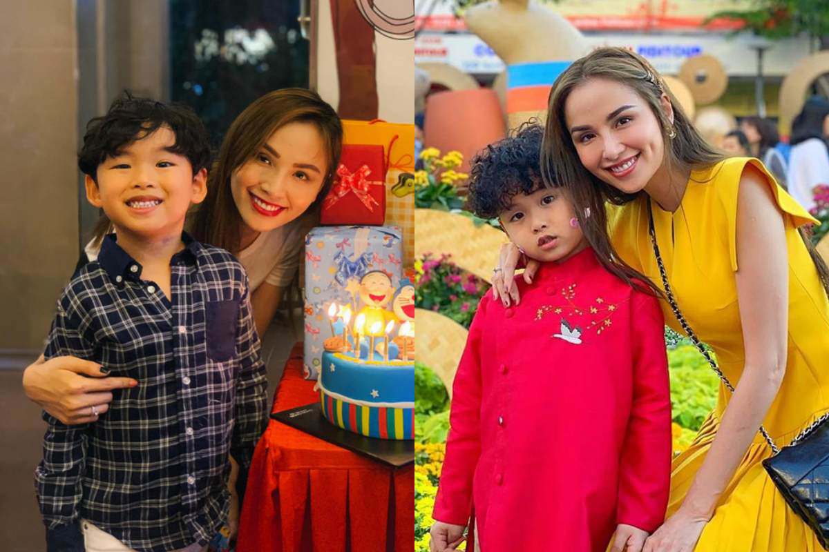 Sau nghi vấn ly hôn lần 2, HH Diễm Hương khoe hành động của con trai làm cô amp;#34;ngất lịmamp;#34; - 3