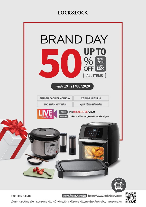 Giảm giá đến 50% khi mua đồ gia dụng Lockamp;Lock tại F2C Long Hậu và F2C Bắc Ninh - 1
