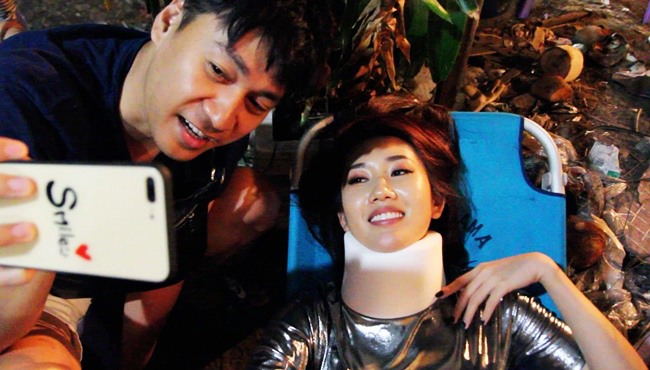 Sự thật chuyện amp;#34;Hân hoa hậuamp;#34; Thúy Ngân chấn thương cổ, gãy mũi phải amp;#34;làm lạiamp;#34; mặt vì quay phim - 5