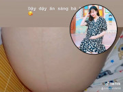 Bà bầu - Vợ Phan Văn Đức táo bạo khoe vòng 2 trắng nõn, bụng bầu có điểm đẹp đúng trời ban