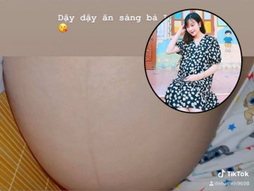 Vợ Phan Văn Đức táo bạo khoe vòng 2 trắng nõn, bụng bầu có điểm đẹp đúng trời ban