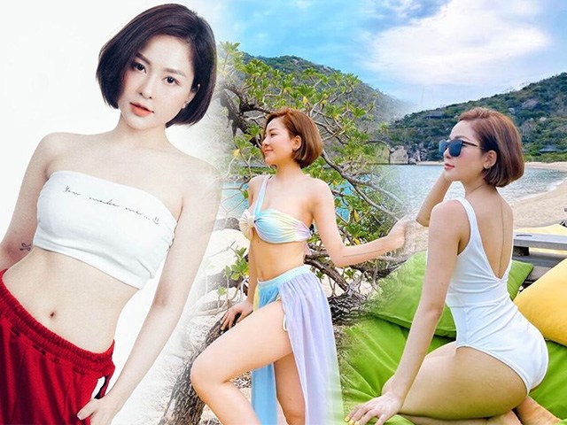Du lịch một chuyến, hotgirl Trâm Anh cho lên sóng cả BST bikini gợi cảm, khoe trọn dáng nuột nà
