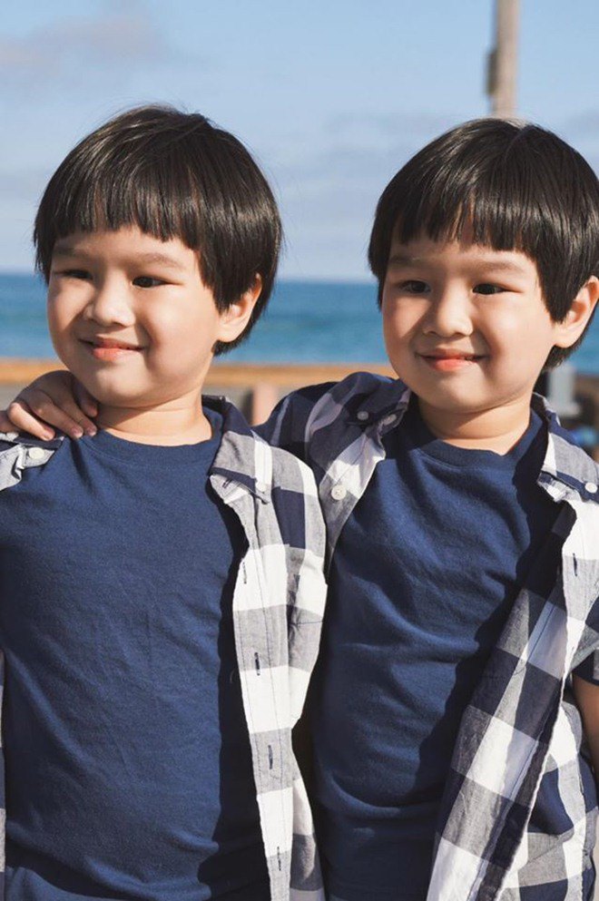 Sao Việt 24h: 2 con sinh đôi của Quỳnh Trâm và Baggio lớn như 5-6 tuổi, điển trai ngời ngời - 1