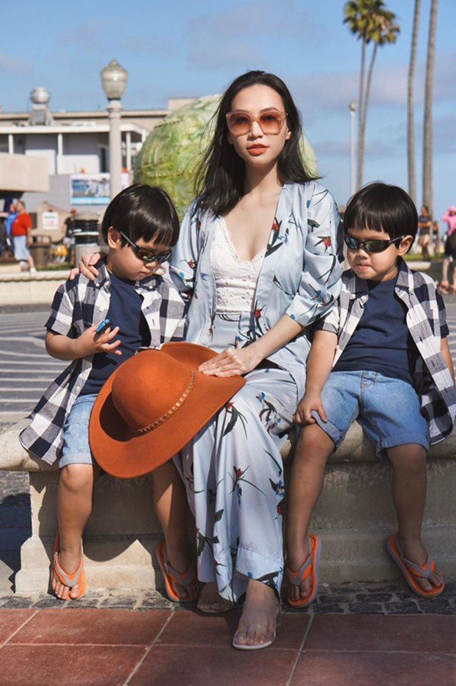 Sao Việt 24h: 2 con sinh đôi của Quỳnh Trâm và Baggio lớn như 5-6 tuổi, điển trai ngời ngời - 4