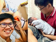 Bà bầu - Đưa vợ đi đẻ, anh chồng khóc từ đầu đến cuối, sau sinh một tay chăm cả vợ lẫn con