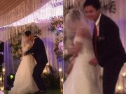 Tin tức - Chú rể ghì chặt cô dâu hôn ngấu nghiến, phản ứng của cô dâu gây bất ngờ