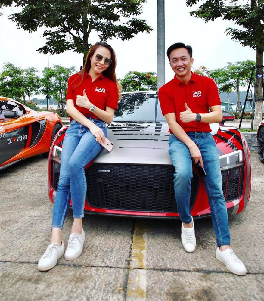 Vợ chồng Cường Đô la Đàm Thu Trang có chung đam mê với các siêu xe