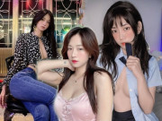 Thời trang - Đi ăn mà diện áo croptop xẻ trên ngắn dưới, cô nàng thiêu đốt ánh nhìn vì vòng một khủng