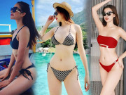 Làm đẹp - Khi Hoa hậu khoe body bỏng mắt với bikini: Đỗ Mỹ Linh hóp bụng, Kỳ Duyên bị nghi chỉnh ảnh
