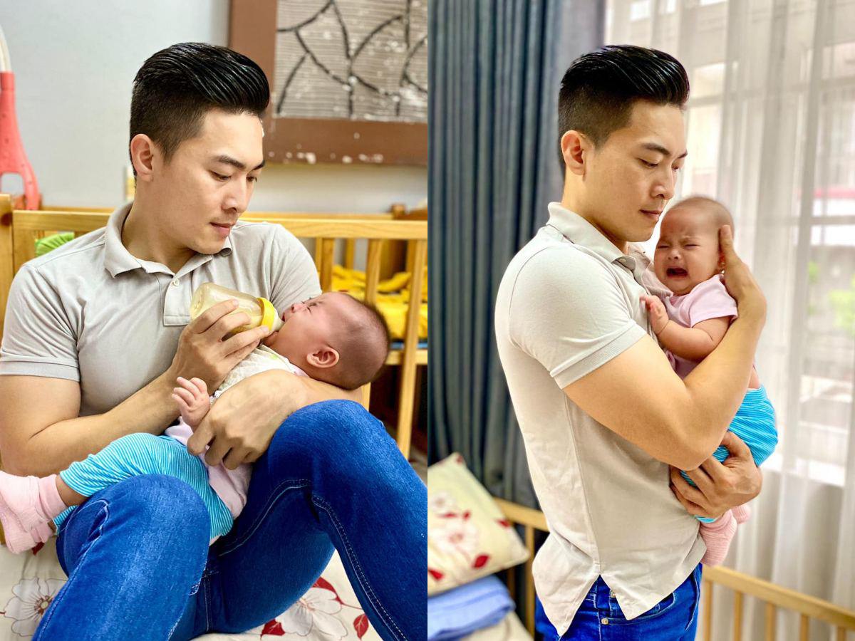 5 ông bố amp;#34;bỉm sữaamp;#34;, đã đẹp trai còn nổi tiếng chăm con giỏi hơn cả vợ trong showbiz Việt - 4