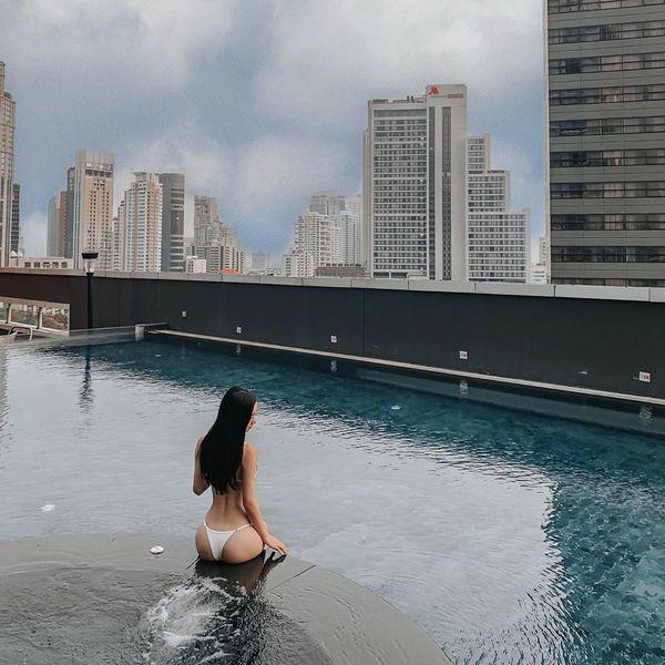 Chụp hình diện bikini, Jun Vũ khoe khéo ưu điểm vóc dáng khác cũng hoàn hảo chẳng thua vòng 1 - 5