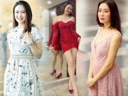 Thời trang - Khi thon thả chuyên mặc gợi cảm, Hồng Diễm vừa tăng kí liền diện đồ kín bưng giấu dáng