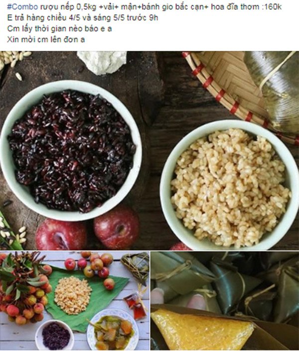 Combo bánh gio, rượu nếp Tết Đoan Ngọ đắt hàng: Người bán tung kiểu bán mới, chốt đơn không xuể - 3