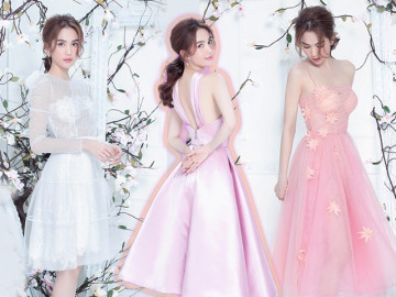 Diện váy xòe tinh tế hoá nàng thơ, phải chăng Ngọc Trinh đã chán hình tượng quyến rũ nổi loạn