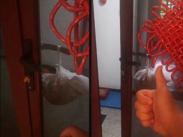 Nhờ shipper treo đồ ăn ngoài cửa, nam thanh niên amp;#34;bất lựcamp;#34; khi chạy ra xem - 1