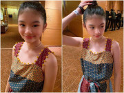 Làm mẹ - 3 bức ảnh đẹp xuất thần của con gái Trương Ngọc Ánh khiến Hoa hậu cũng phải khen