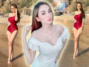 Làm đẹp - Gương mặt có thể vướng nghi vấn dao kéo, nhưng vóc dáng Hoa hậu Diễm Hương đẹp từng centimet